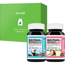 Naturalize 綜合維生素礦物質保健錠組 男性款+女性款, 180顆, 1組