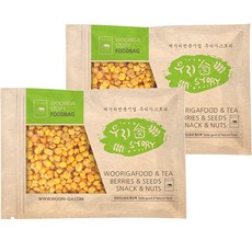 wooriga. 玉米粒餅乾, 1kg, 2包