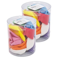 Her-Ea 禾亦 筒裝會場氣球-小, 多色, 2入