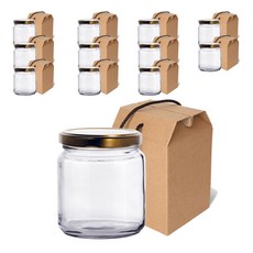 mir KOREA 低型容器 金色蓋 700 + 高級單入低型禮盒 大型組合, 12套