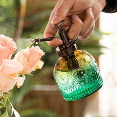 瑪莎圖 復古青銅噴嘴 歐式花盆澆水器, 1個, 亮綠色