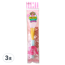 Lumina 露蜜 矽膠敷顏面膜刷 柔軟親膚 臉部保養必備, 3支, 白色/無香味