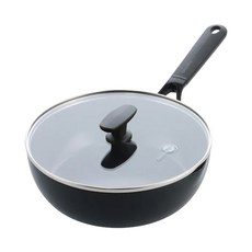 GREEN PAN 鑽石陶瓷塗層不沾萬用鍋 附蓋, 24cm, 1個