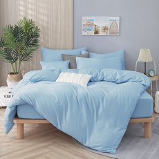 Blue Cat 藍貓 素色天絲纖維枕套