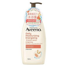 Aveeno 燕麥活力果香沐浴露 葡萄柚, 532ml, 1瓶