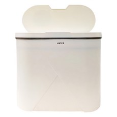 Kinyo 智慧香氛感應垃圾桶 附垃圾桶壓圈 + 充電線 EGC-1255, 白色