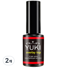 YUKI 加固上層凝膠, 單一顏色, 2個, 5ml