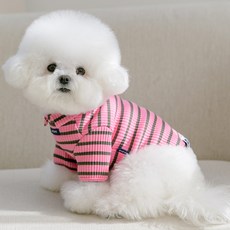 PETSLAND 狗狗Dolce高領T恤, 1個, 粉紅色