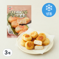 BEIHAI JIUJIAJIU FOOD CO. LTD 치즈어묵 (냉동), 500g, 3개