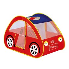 孩子國 遊戲球屋 Set 100球 自動彈開 透氣網設計 雙門設計 輕巧可折疊, 汽車, 1個, 70 x 126 x 76cm