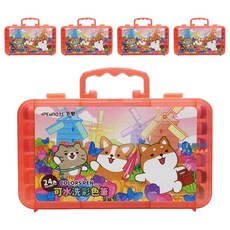 PENROTE 筆樂 第2代 柴語錄水洗彩色筆 24色 DPG8037, 粉紅色, 5盒