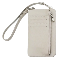 真皮頭層牛皮2WAY肩背包/小包/女包 6.1吋手機適用, 灰色