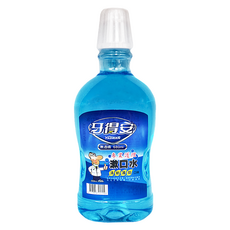 牙得安 專業護理漱口水 沁涼清新薄荷配方 無酒精添加 6歲以上兒童適用, 680ml, 1瓶