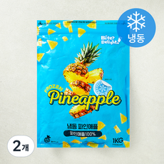 Bite?Delight! 파인애플 (냉동), 2개, 1kg