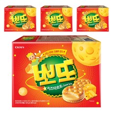 크라운 뽀또 치즈타르트, 322g, 4개