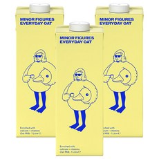 MINOR FIGURES 小人物 每日燕麥奶, 1L, 3瓶