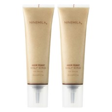 NINEMILA 啤酒酵母雙效頭皮去角質磨砂膏, 2個, 200ml