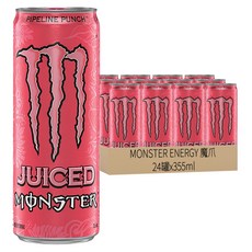 MONSTER ENERGY 魔爪 管浪潘趣碳酸能量飲料, 355ml, 24罐