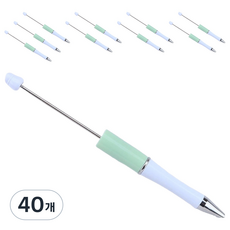 탑피아 DIY 꾸미기 볼펜 1.0mm, TYPE91, 40개