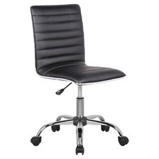 E-home Lindsey琳賽可調式電腦椅, 黑色, 1個