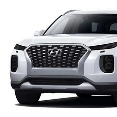 黑白抗UV PPF汽車大燈保護貼, 黑色+透明, Palisade LX2 第一代