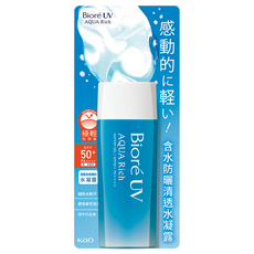 biore 蜜妮 台灣公司貨 含水防曬清透水凝露 spf50+ pa++++, 90ml, 1瓶