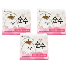 GOODFEEL Soonsu系列 日用超薄蝶翼衛生棉 一般型, 24cm, 18片, 3包