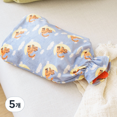 MUZIK TIGER 無業老虎 保溫水袋 293g 天藍色, 5個