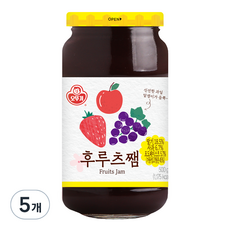 오뚜기 후르츠쨈, 500g, 5개