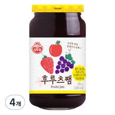 오뚜기 후르츠쨈, 850g, 4개