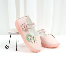 BEBEMARU 女童蕾絲水鑽蝴蝶結鞋 9941