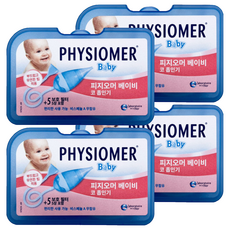 피지오머 베이비 코물흡인기 + 필터 5개, PHYSIOMER Baby Nasal Aspirator, 4세트