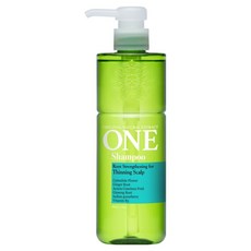 台灣 ONE 強健髮根洗髮精 植物萃取配方 人蔘萃取 印度醋栗果 維生素B3 促進頭皮健康 強化脆弱髮質, 480ml, 1瓶