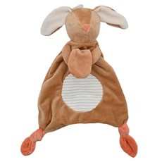 Mary Meyer 蜜兒 玩偶安撫巾, 適用年齡: 0歲以上, 多樣色彩設計, 9.5 x 26 x 30cm, 咪兔, 1個