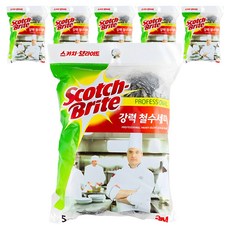 스카치브라이트 강력 철수세미, 5개입, 6개