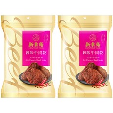 新東陽 辣味, 熱味 牛肉乾, 90g, 2包