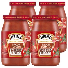 하인즈 베이컨 토마토 파스타 소스, 350g, 4개