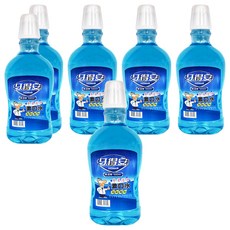 牙得安 專業護理漱口水 沁涼清新薄荷配方 無酒精添加 6歲以上兒童適用, 680ml, 6瓶