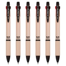 JAVAPEN Jet 3 球商務復古筆 0.7 mm, 桃色, 6個