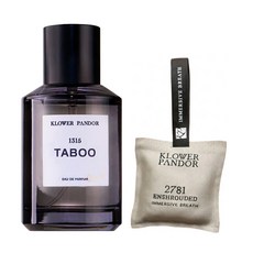 KLOWER PANDOR 輕香日常組 禁忌蜜桃香水 + 馥檀雲境空間香氛包 台灣公司貨, 1套