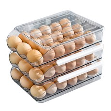 DND 3層滑動式雞蛋托盤, 透明