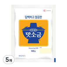 미원 맛소금, 500g, 5개