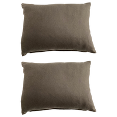 J&N 素色彈性腰枕 2入 填充棉, 灰色