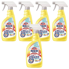 Kao 花王 Magiclean 魔術靈 台灣公司貨 浴室清潔劑 噴槍瓶 舒適檸檬, 500ml, 5瓶
