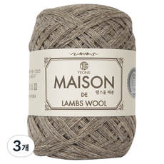 연일섬유 램스울 메종 뜨개실, 11코코넛, 3개