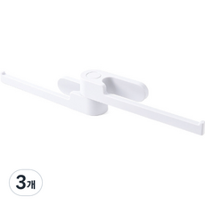 로이윙 다용도 2단 수납걸이 스윙 행거, 3개, 화이트