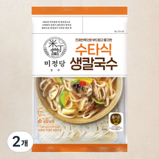 미정당 수타식 생칼국수 6인분, 1kg, 2개