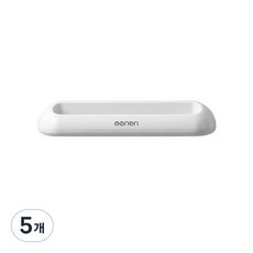 Everhouse 現代壁掛式拖鞋架 S, 白色, 5個