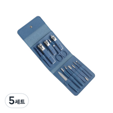 J牌家用指甲護理組, 5套, 藍色