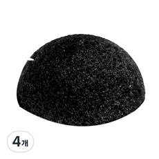 리빙조이 JOYFRESH 클렌징 스펀지 F-254, 블랙, 4개